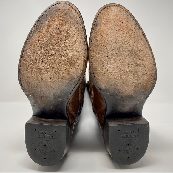 VTG Hondo Full Quill Ostrich Leather Western Boots - Picture 6 of 8